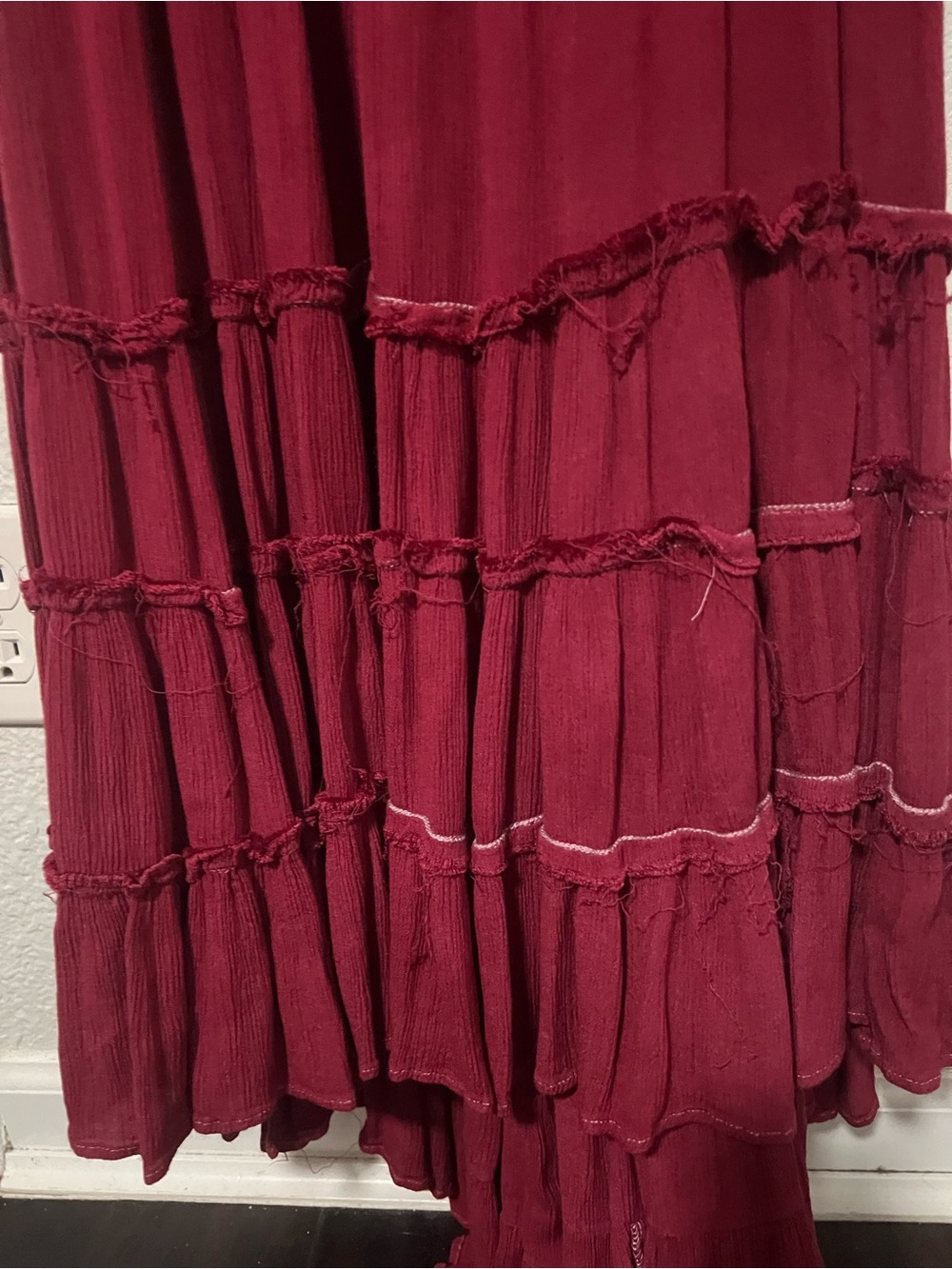 Free People Deep Rose Halter Maxi Dress - Picture 9 of 10